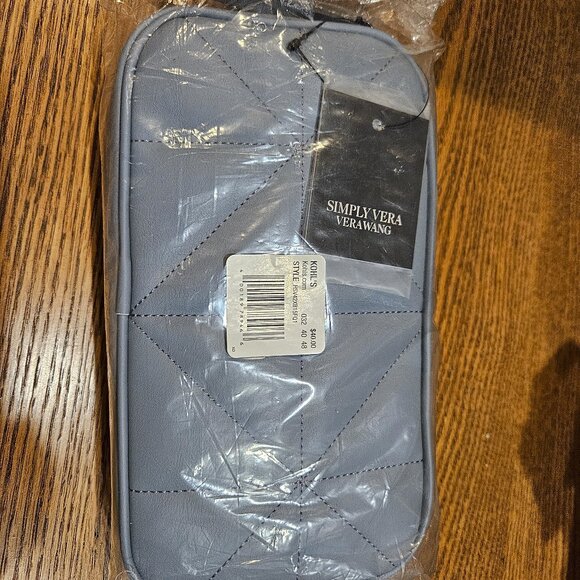 Simply Vera Vera Wang Chrissy Square Waist Pack Sling Bag Purse - Porpoise - NWT - Picture 6 of 6